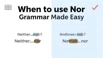 when to use nor