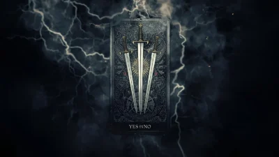 3 of swords yes or no