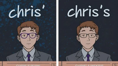 chris' or chris's