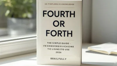 forth or fourth