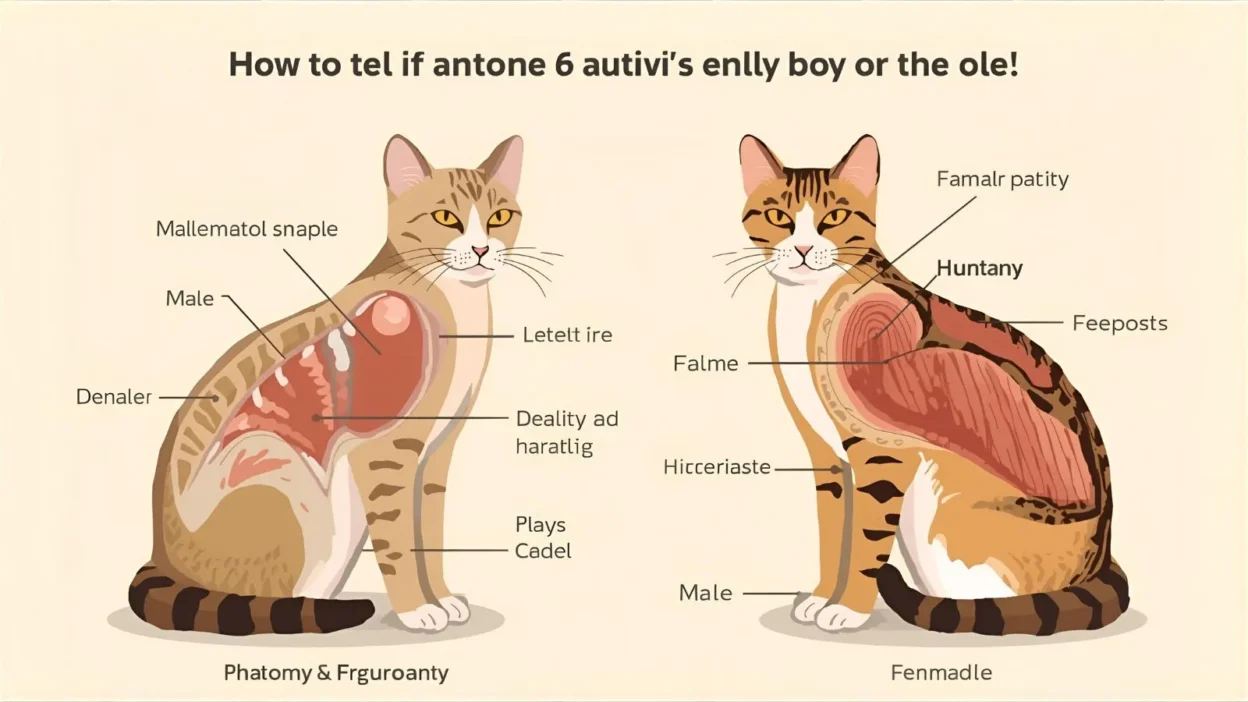 how to tell if a cat is a boy or a girl