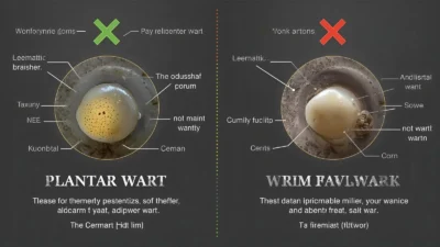 plantar wart or corn pictures
