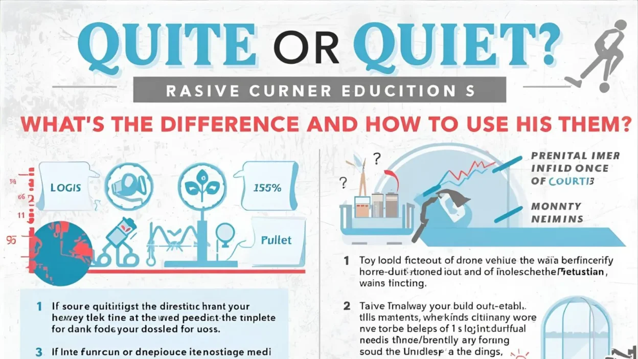 quite or quiet