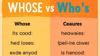 Whose vs Who’s