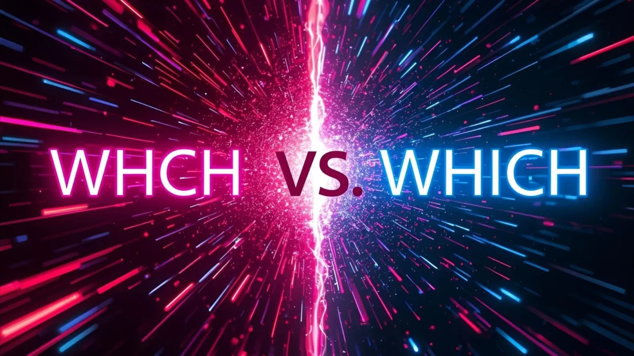 Wich vs Which