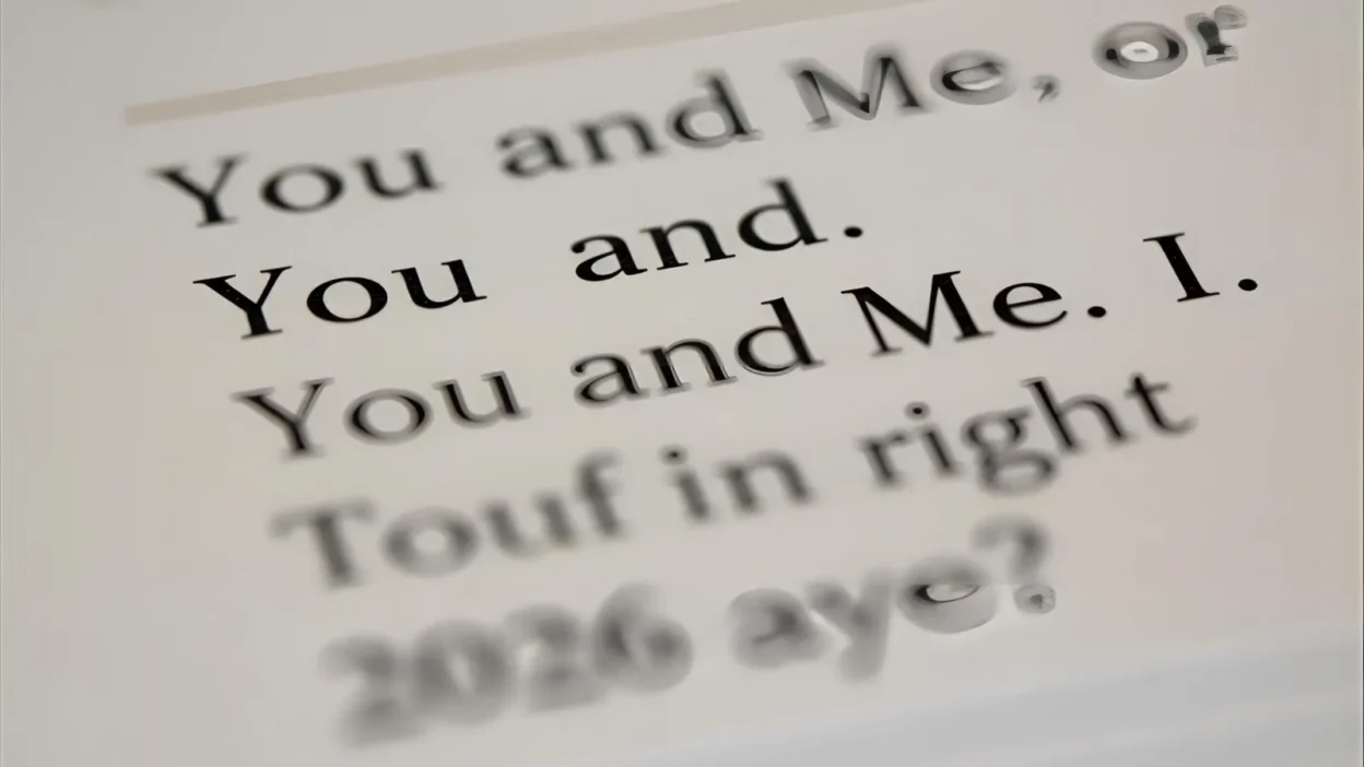 you and me or you and i