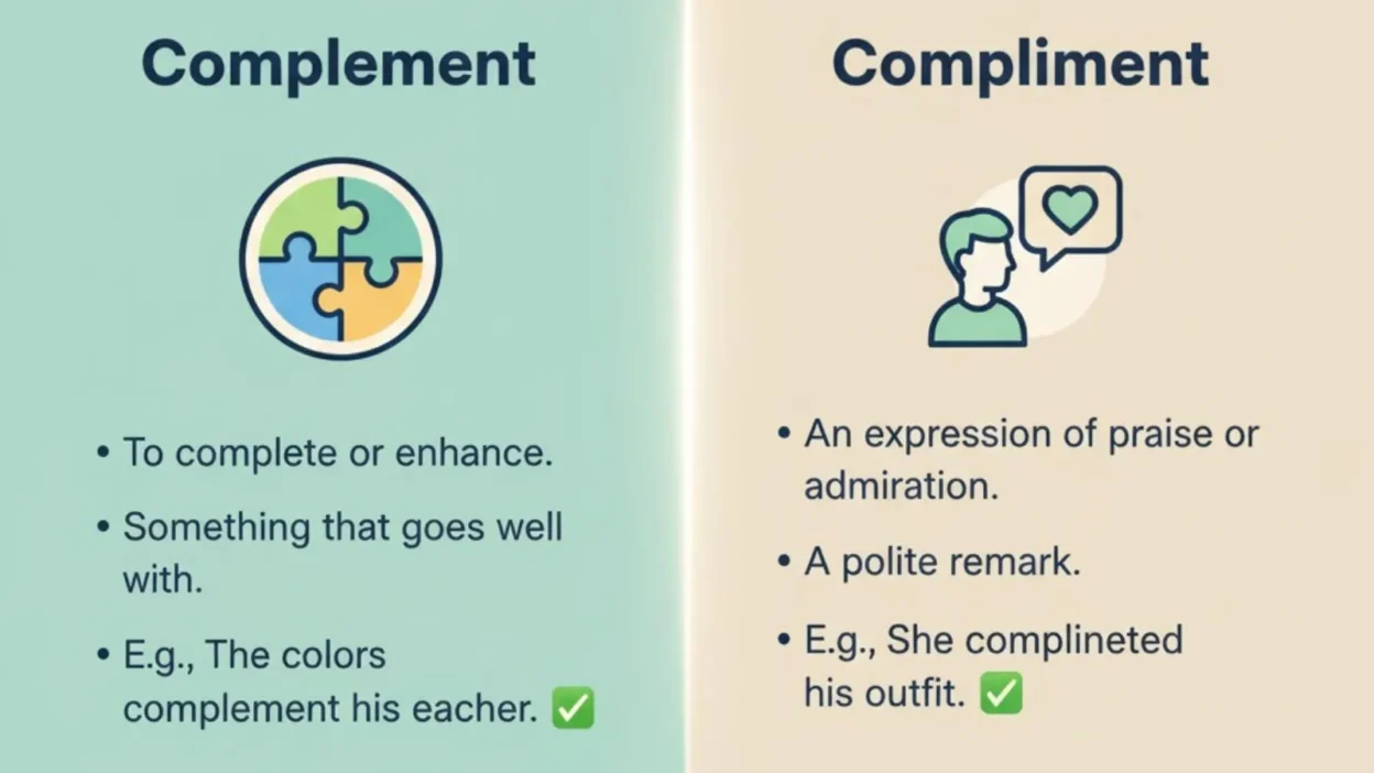 Complement or Compliment