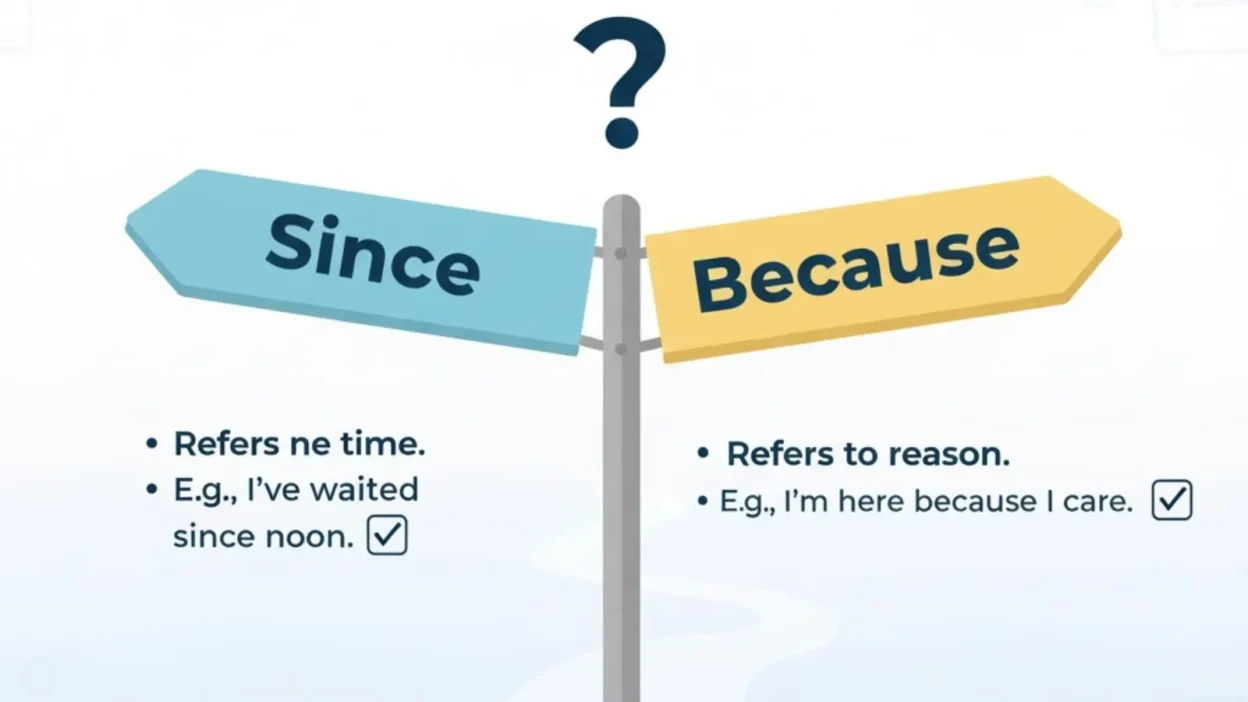 Since or Because