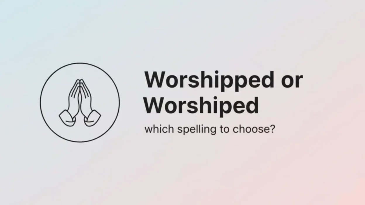 worshipped or worshiped